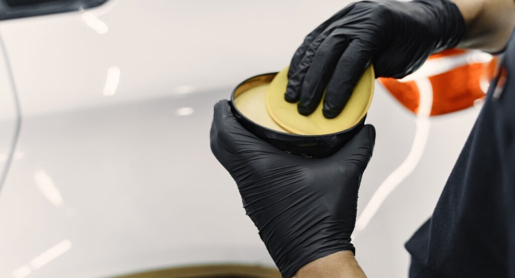 how to wax a car with a buffer